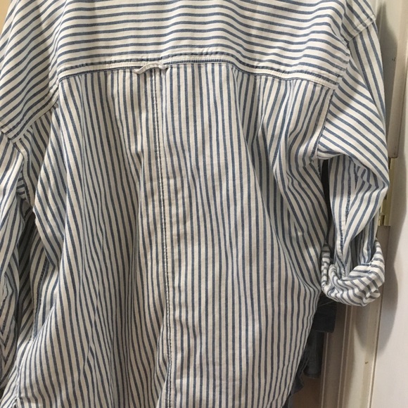 American eagle striped jacket oversized look - Picture 2 of 7